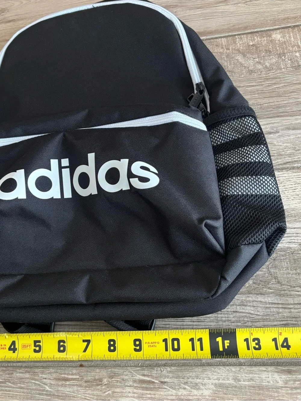 adidas Black and White Logo Backpack new without tags